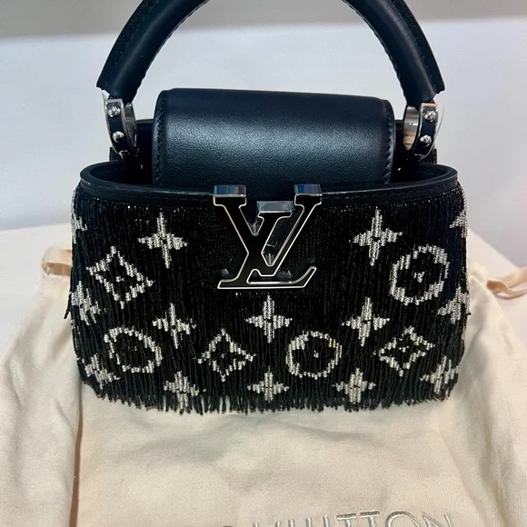Louis Vuitton Mini Capucine BB Fringe Bag SOLD OUT at LV BNIB - Picture 3 of 13